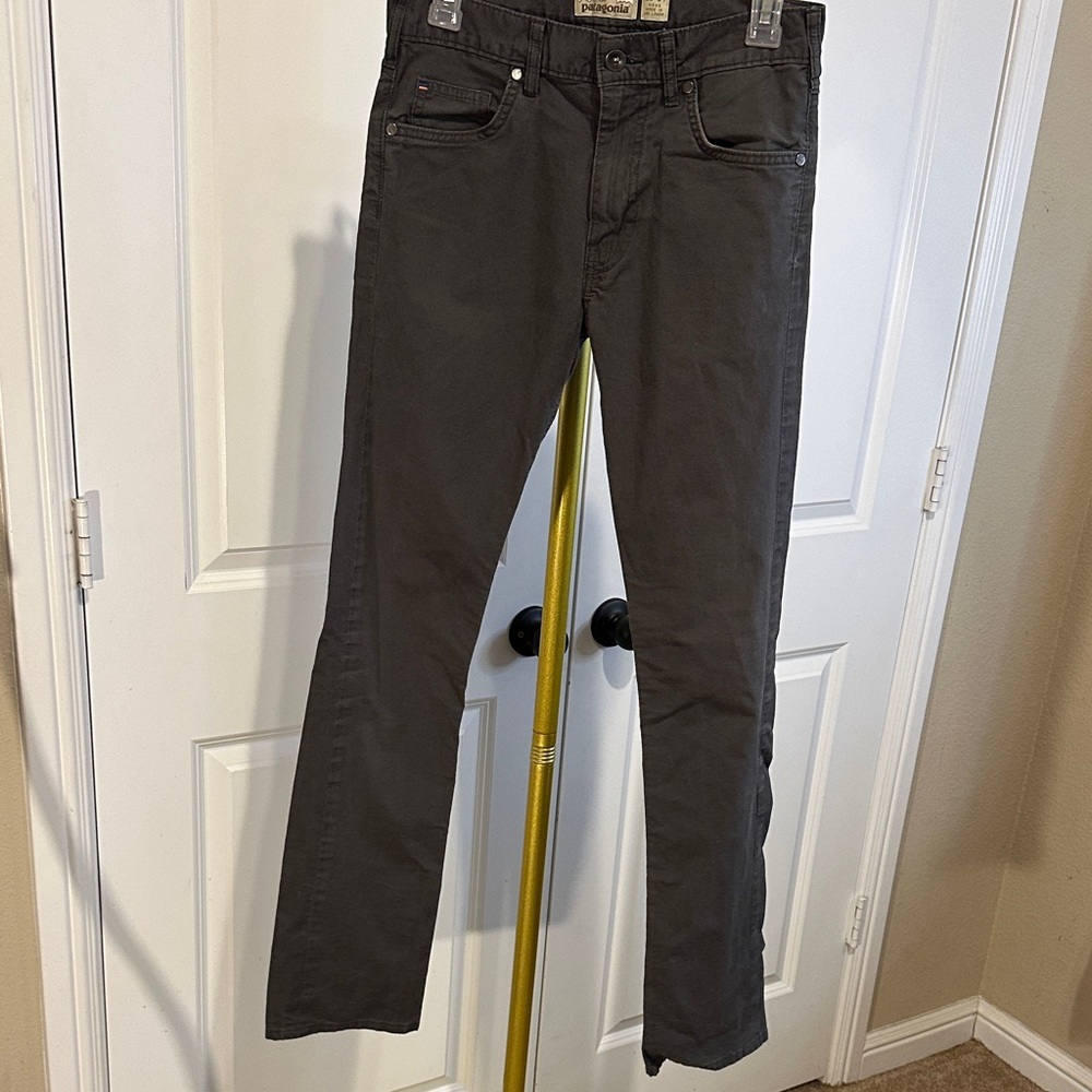 Patagonia Men's Charcoal Slim Jeans, waist 28/34